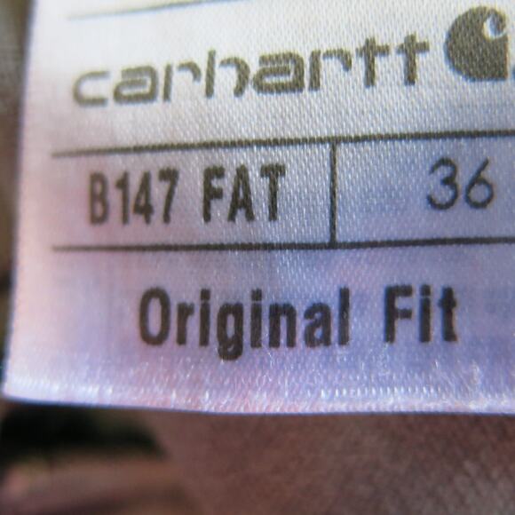 CARHARTT Cargo Work Casual Shorts Size 36 Men Original Fit Logo Cotton Gray - Picture 10 of 11